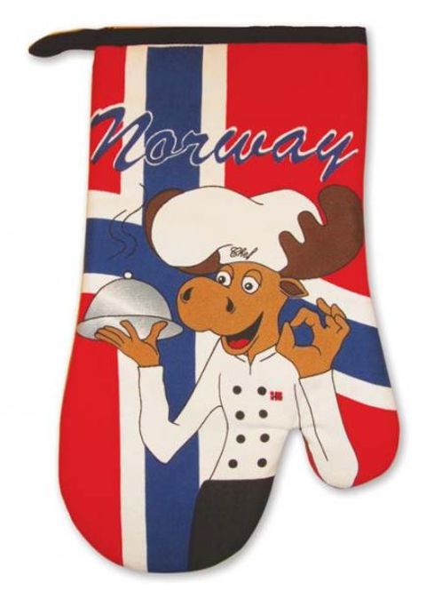 Hovedbilde Grillvott - Norsk flagg - Elg-kokk