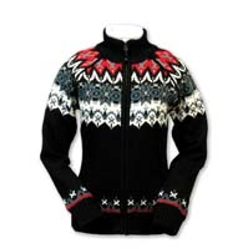 Ulljakke m/windstopper - Grethe, sort