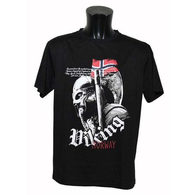 Main Image T-skjorte - Black - Viking head with ax