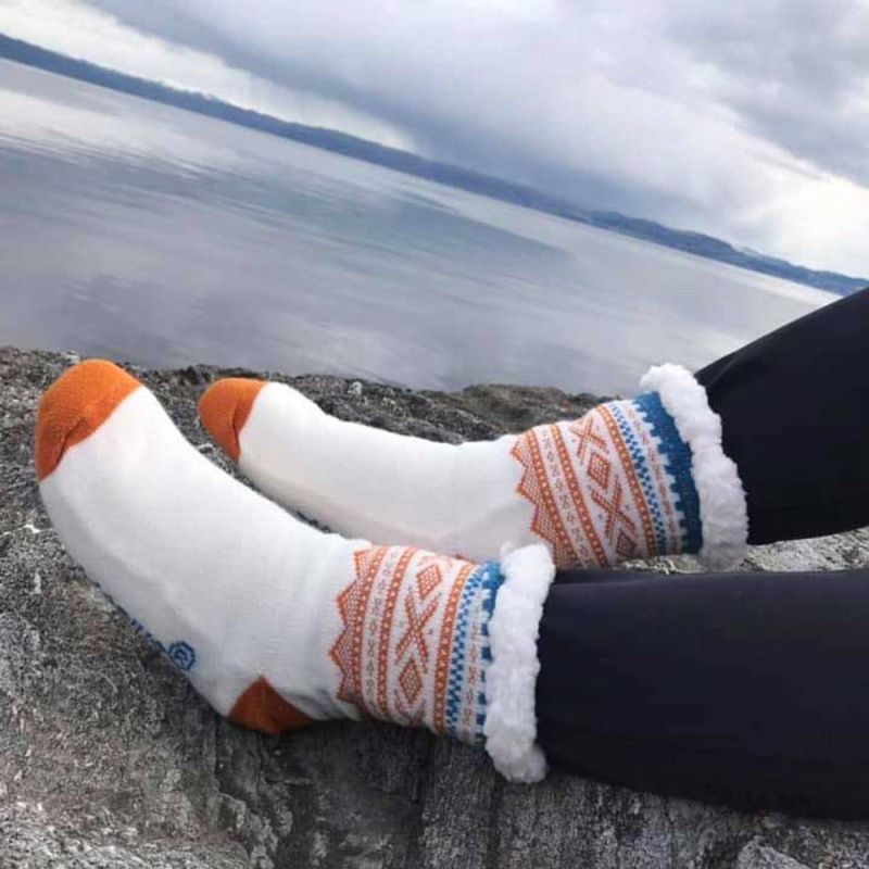 Kosesokker Marius®,  Hvit/oransje/blå
