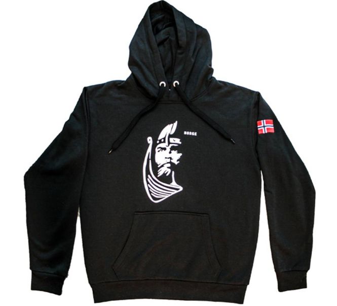 Main Image Hoodie, Viking, Black